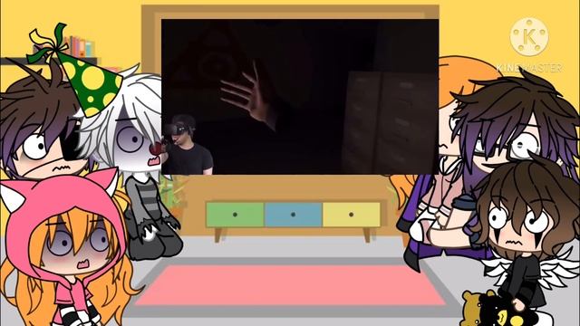 Gacha life Afton family react to EddieVR смотреть онлайн