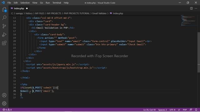 Email Validation in PHP смотреть онлайн