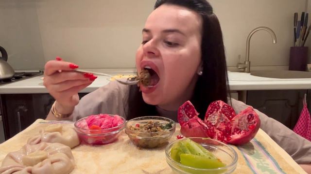 Мукбанг - 🥟Хинкали🤌🏽 - Кучмачи💔