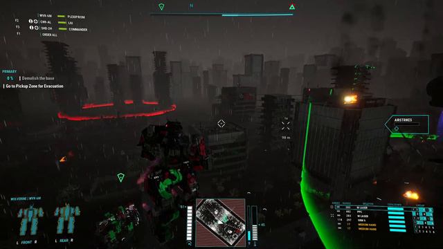 MechWarrior 5 Mercenaries: Megacity Biome | DLC 2 Kestrel Lancers | Campaign | Short Mission Action смотреть онлайн