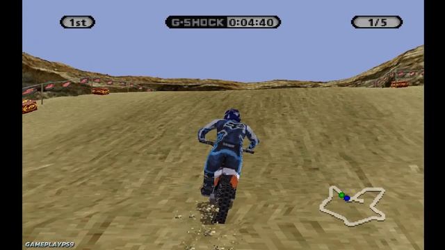 SuperCross Circuit (PS1 Gameplay) смотреть онлайн