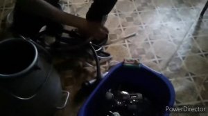 Как мыть доильный апарат.