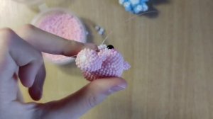 6 часть по плетении амигуруми мишки из бисера. Амигуруми из бисера  Как сделать амигуруми из бисера