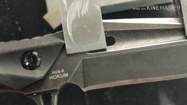 Заточка ножа , бритвиная острота Mr. Blade Hokum, Aus-8.