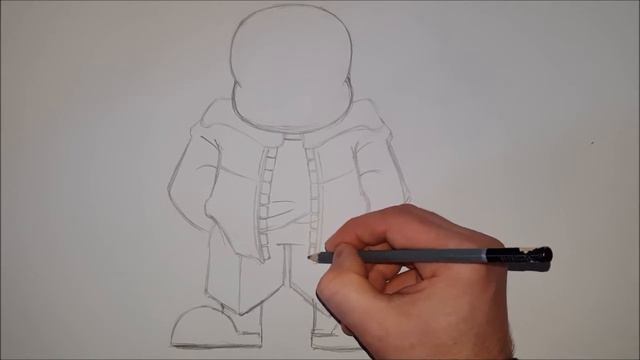 How To Draw Sans From Undertale Step By Step (EASY) смотреть онлайн