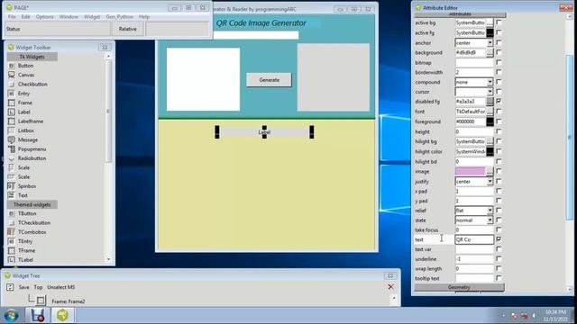 GUI Part (QR Code Image Generator & Reader) смотреть онлайн