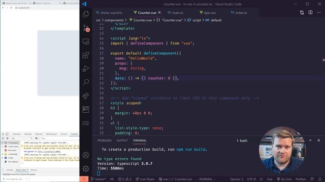 Vue 3 TypeScript Tutorial 2020 (With Vuex and Vue Router)! Get Started With Vue 3 And TypeScript! смотреть онлайн