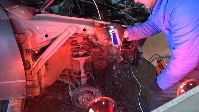 Кузовной ремонт. Сварка. Антикор. Мини малярка. Mitsubishi Outlander. Часть 3. смотреть онлайн