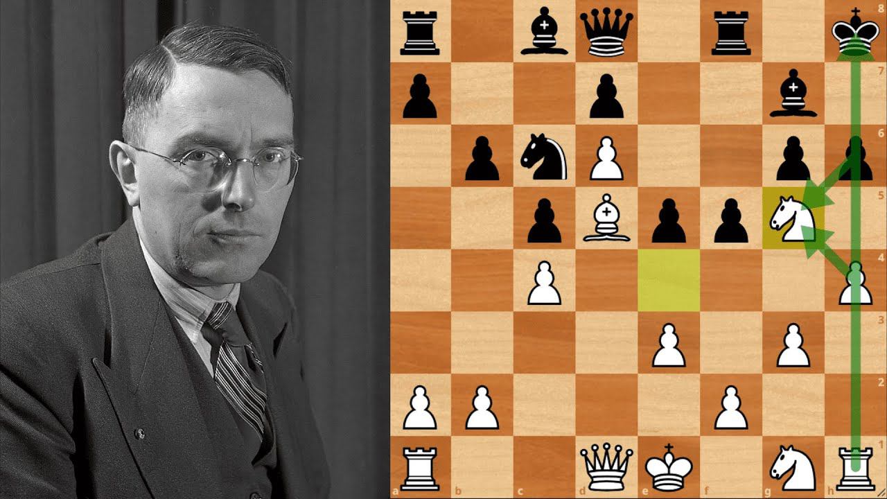 Макс Эйве на шестом десятке РАЗНОСИТ Мигеля Найдорфа! Шахматы смотреть онлайн