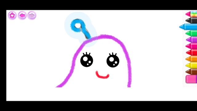 Учимся рисовать улитку ? Learning to draw a snail. Рисовалка для малышей. смотреть онлайн