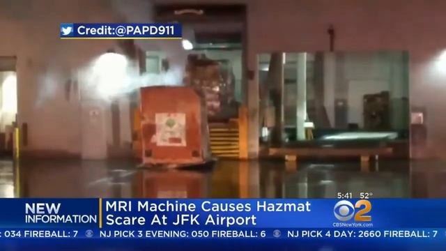 МРТ-сканер начал выпускать ядовитые газы в аэропорту Нью-Йорка смотреть онлайн