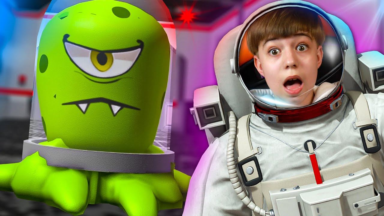 МЕНЯ УКРАЛ ЦИКЛОП С МАРСА! ➢ Побег с ЛЕТАЮЩЕЙ ТАРЕЛКИ РОБЛОКС смотреть онлайн