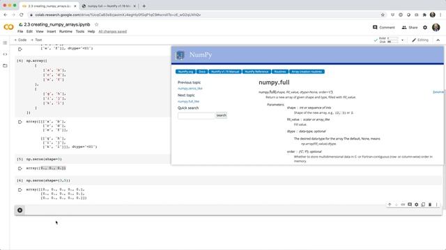 Python NumPy For Your Grandma - 2.3 Creating NumPy Arrays смотреть онлайн