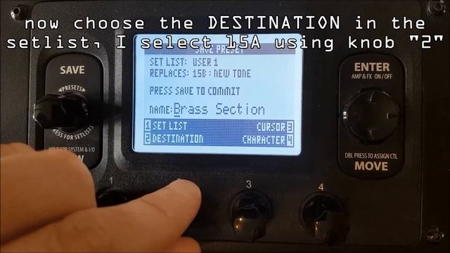POD HD500X / HD500 Move or copy preset to new location смотреть онлайн