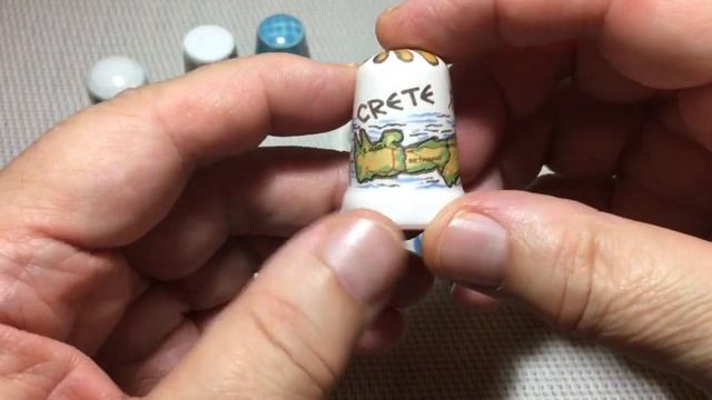 Напёрстки из Греции. Моя коллекция напёрстков. смотреть онлайн