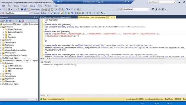 Baseline com SQL Server, SSIS e SSRS - Criação das tabelas básicas смотреть онлайн