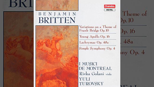 Lachrymae for Viola & Strings, Op. 48a: II. Allegretto, andante molto смотреть онлайн