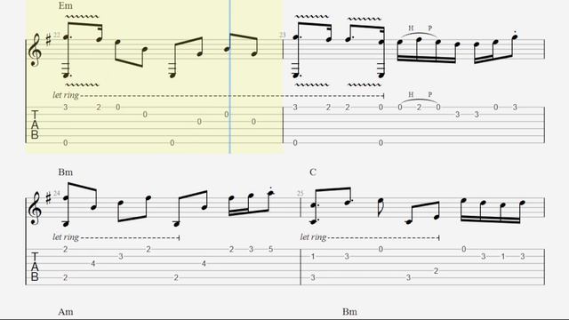 No Volvere TAB - acoustic fingerstyle guitar tabs (PDF + Guitar Pro) смотреть онлайн