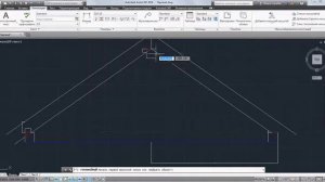 Как вычислить угол наклона хребта, стропилины и т д Черчение автокад