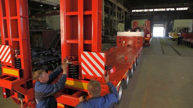 механические трапы полуприцепа Политранс смотреть онлайн