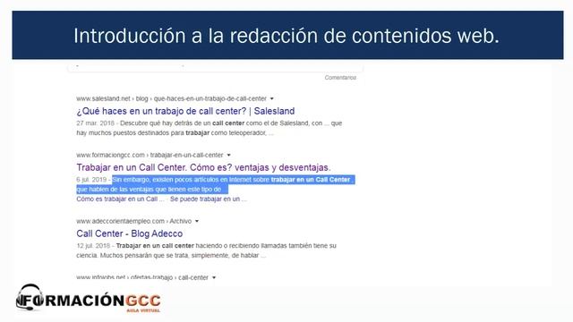 Introducción al curso de redactor de contenidos web смотреть онлайн
