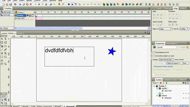 SWiSH Max. Оператор onChanged. (Рафаэль Кусаматов) смотреть онлайн