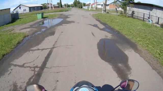 Поменял звезду на 15. Показываю как едет Альфа 110 смотреть онлайн