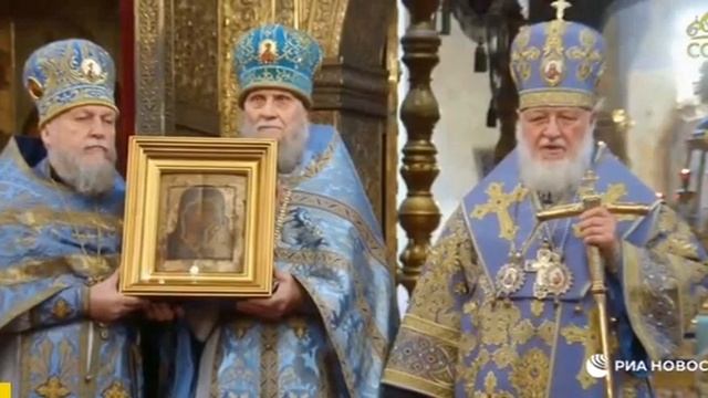 Патриарх Кирилл на праздник Казанской иконы Божией Матери смотреть онлайн