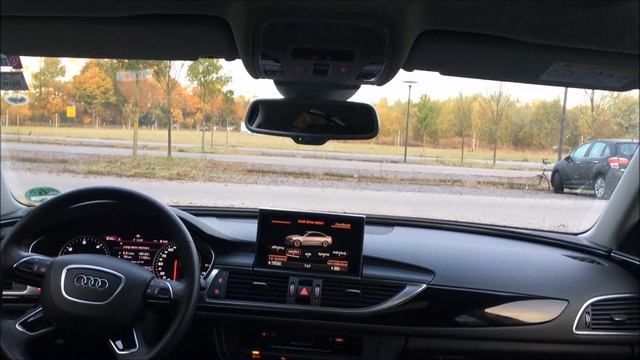 Audi A6 2.0 TDI Ultra S Tronic 2016 detailed review, startup and POV drive смотреть онлайн