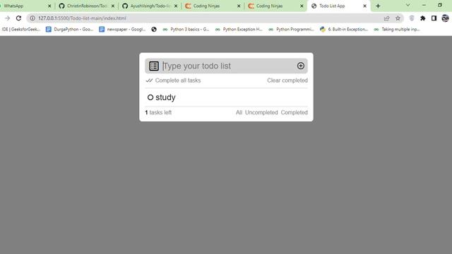 Todo List App Using JavaScript смотреть онлайн