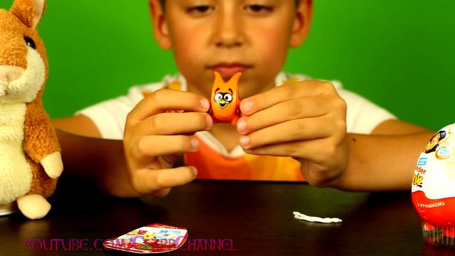 2 KINDER Surprise eggs! Angry Birds DC Superhero Girls kinder Joy смотреть онлайн