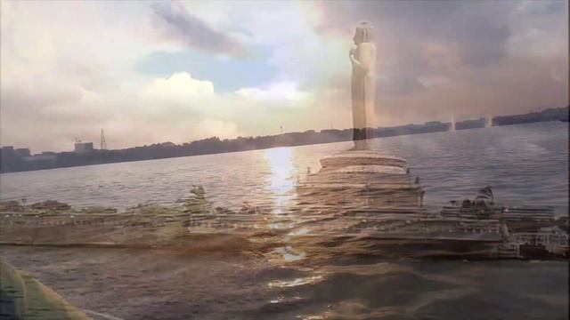 Индия. Хайдарабад-статуя Будды. Видео туриста. смотреть онлайн
