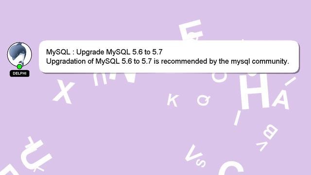 MySQL : Upgrade MySQL 5.6 to 5.7 смотреть онлайн