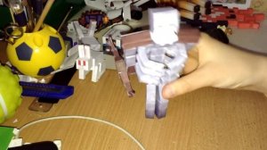 Бумажный Minecraft: Скелет мутант