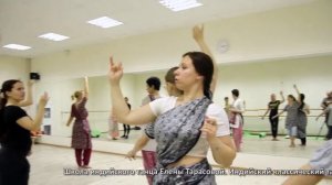 Урок индийского танца кучипуди Елена Тарасова