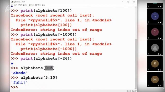 Python 3 in Tamil - 4 - String - str - slice operator, step operation - Muthuramalingam - Payilagam смотреть онлайн