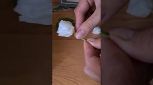 Простой способ сделать стебель для стабилизированной розы