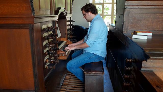 Bach - O Lamm Gottes, unschuldig BWV 1095 - Schnitger organ, Uithuizen смотреть онлайн
