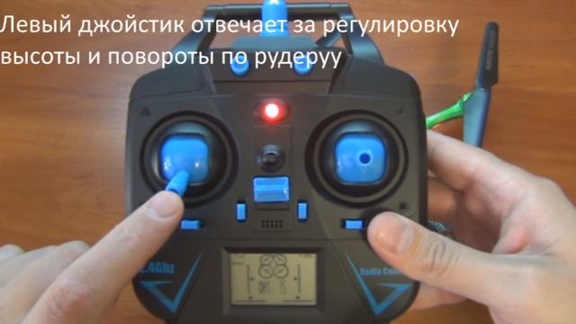 Инструкция управления квадрокоптером JJRC H31 смотреть онлайн