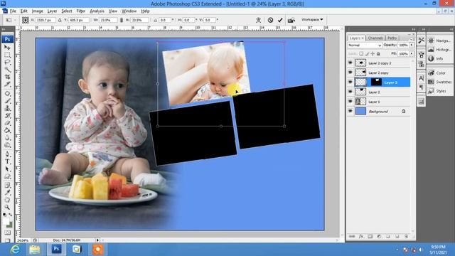 How to Make a 12x18 Collage in Photoshop | How to Design a 12x18 Collage in Photoshop смотреть онлайн