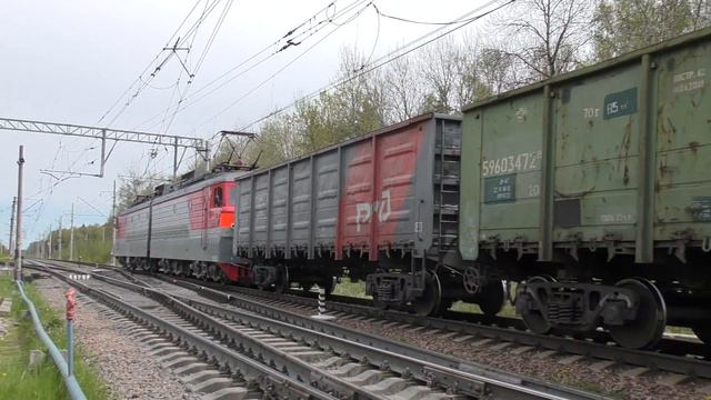 Электровоз ВЛ10у-657 с грузовым смотреть онлайн