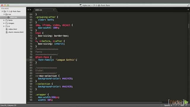 Mastering CSS : The @font-face Property смотреть онлайн