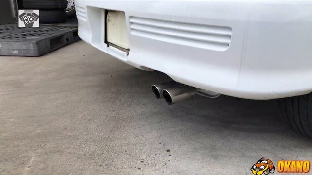TOYOTA STARLET E-EP82 4E-FTE ENGINE START, REAR MUFFLER AND DRIVING TEST MOVIE