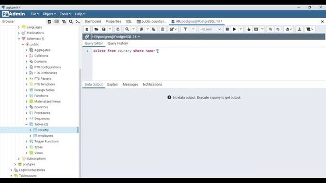 How to DELETE rows in a table in Postgres without custom query смотреть онлайн