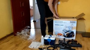 Моющий пылесос Thomas DryBOX Amfibia Pet/Распаковка/Комплектация/vacuum cleaner.