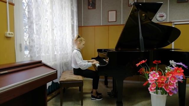 Боровских Анастасия 11 лет 3 класс Д. Чимароза Соната G-dur преподаватель Серебрянская А. С. смотреть онлайн
