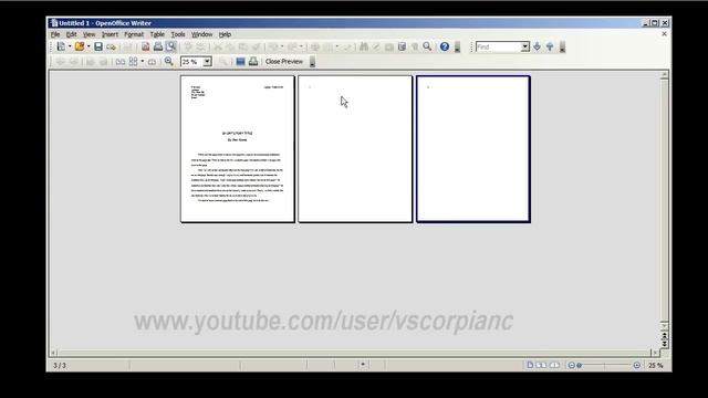 OpenOffice Writer Tutorial - How to Start Page No. on Second Page by VscorpianC смотреть онлайн