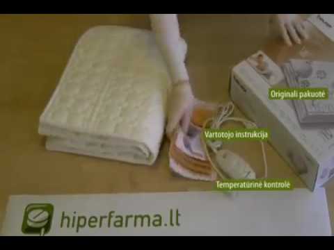 Электропростынь Beurer UB60 с частицами серебра смотреть онлайн