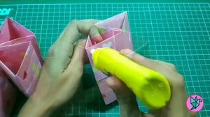 Показываю, как сделать подставку для карандашей и ручек своими руками из картона