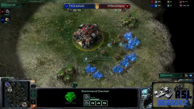 FXOLeenock vs 3DNoname Game 2: Ritmix RSL II Group B - [Starcraft II] смотреть онлайн
